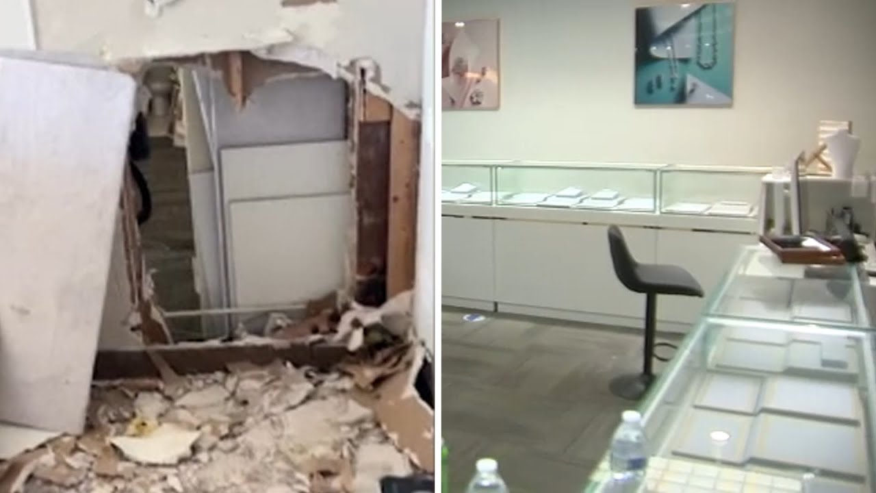 Jewelry store damaged and ransacked in SoCal burglary - YouTube