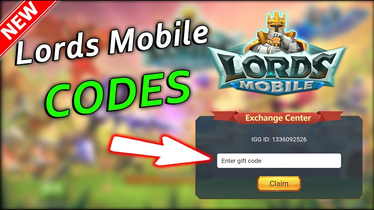 Lista de códigos de Lords Mobile (Diciembre 2023) 