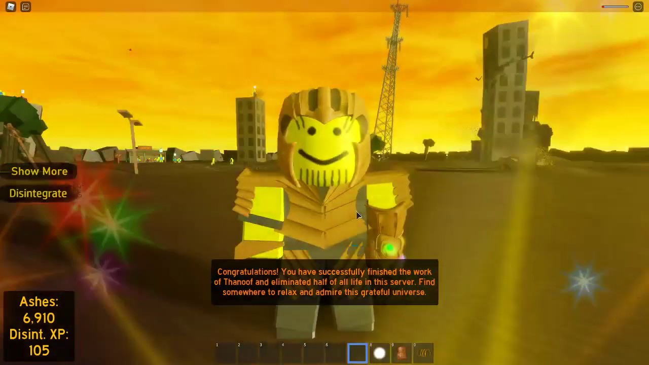 Getting All Of The Stones And Then Snapping In I Don T Feel So Oof Roblox Youtube - i dont feel so oof roblox