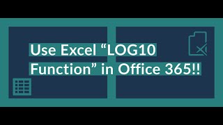 How to Use Excel LOG10 Function in Office Geek Excel