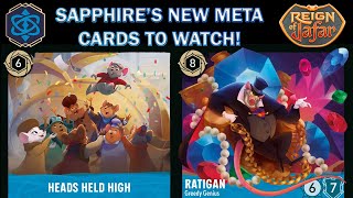 🔵 SAPPHIRE CARD REVIEW REIGN OF JAFAR SET 8 - COMBO PIECES & NOT MUCH ELSE - Disney Lorcana Meta