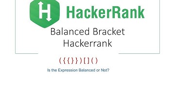 Hackerrank: Balanced Brackets