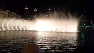 Dubai fountain : Michael Jackson