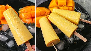 3 Ingredients Mango Kulfi in LockDown | No Cream NO Condensed Milk Mango Kulfi Recipe | Yummy