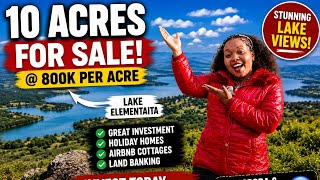 10 Acres with Stunning Lake Elementaita Views 😳 | Only KSh 800K Per Acre!