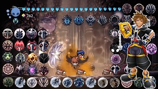 Hollow Knight pero con TODOS LOS AMULETOS EQUIPADOS y manejando a SORA