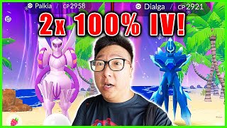 I Caught a Hundo Palkia & Hundo Dialga on Origin Raid Day, BUT!!! - Pokemon GO