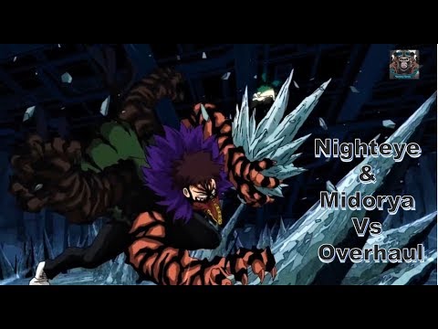 Boku no Hero Academia S4 epis.12 - Nighteye & Midorya Vs Overhaul - AMV