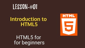 HTML tutorial for beginners - Introduction to HTML