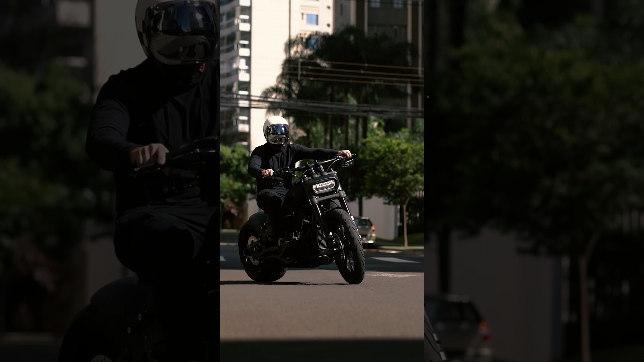 Sinta o prazer de rodar com sua moto exclusiva #automobile #harleydavidsonbrasil #motorcycle #fatbob