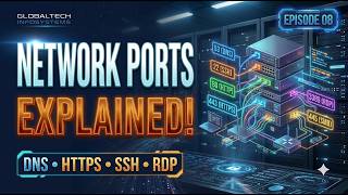 Common Network Protocols & Ports Explained in Hindi | DNS, HTTPS, SSH, RDP | Ethical Hacking Ep 08