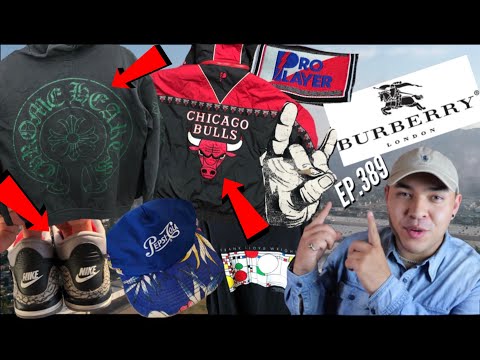 CHROME HEARTS! BULLS GRAIL! BURBERRY! Trip to the thrift EP.389