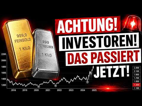Video preview for Silber & Gold: Ist das Tief drin? Jetzt genau aufpassen!