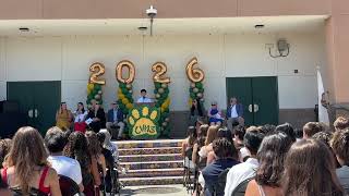 Aaron He 2026 graduation promotion from CVMS
