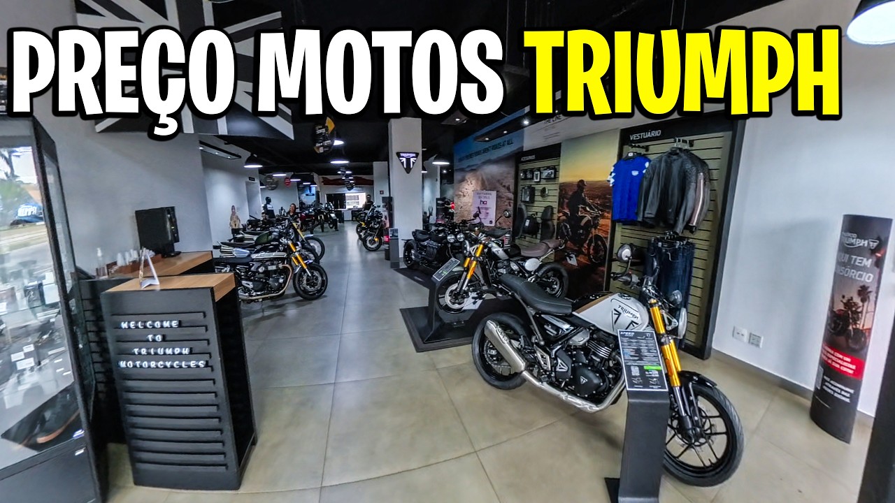 NOVOS PREÇOS MOTOS TRIUMPH ! EM 2025