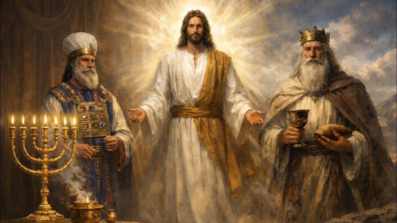 Евреям 5:1-10. Великий Первосвященник чином выше Аарона