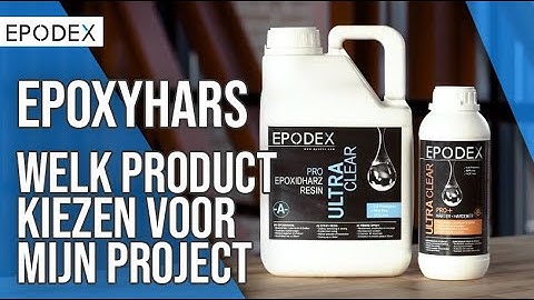 Epoxyharssystemen van EPODEX - Systeemvergelijking ECO, ECO+, ECO MAX, PRO, PRO+ en PRO MAX