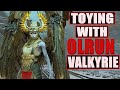 God of war 4 olrun alfheim valkyrie boss fight