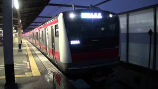【JR】E233系5000番台ｹﾖ502編成　南船橋発車