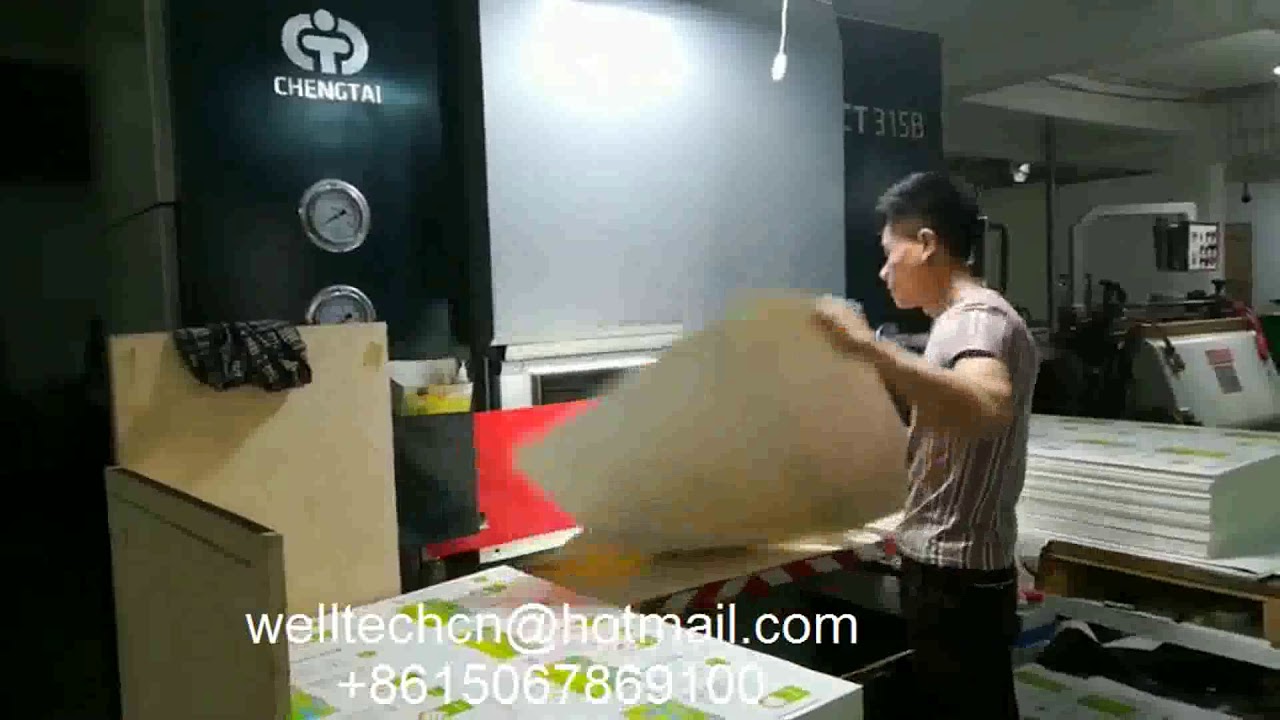 CT-315B Hydraulic deep embossing machine with die cutting foil stamping functions