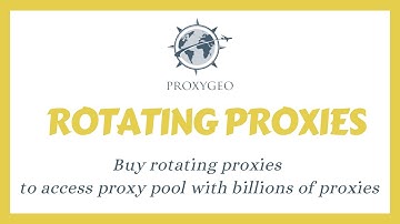 What is rotating proxies? Buy rotating proxies to access proxy pool with billion of proxies