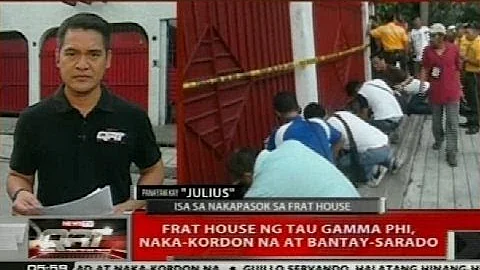 QRT: Frat house ng Tau Gamma Phi, bantay-sarado