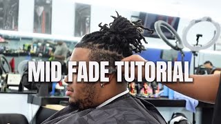 Mid Fade with Dreads | Fresh Barber Tutorial & Transformation
