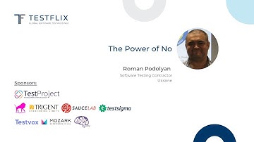 “The Power of No” by Roman Podolyan | TestFlix 2020
