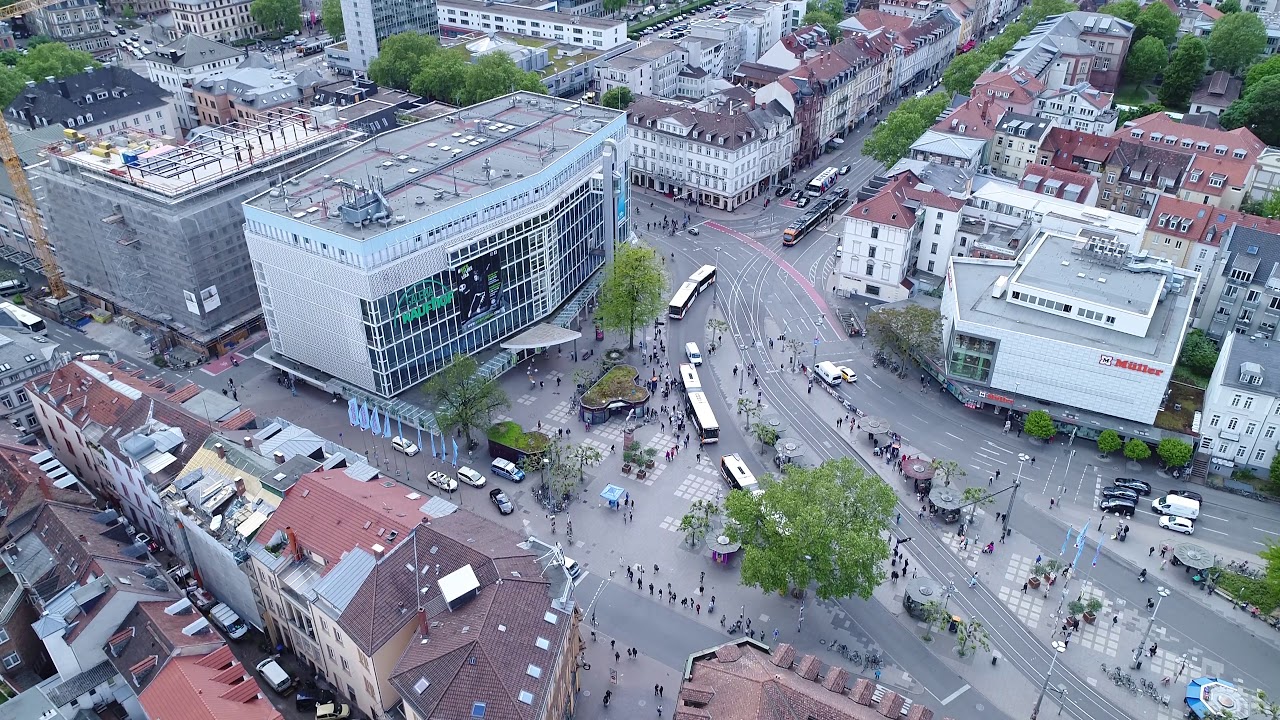 Heidelberg, Germany Aerial Footage 4K Captured with Phantom 4 Adv