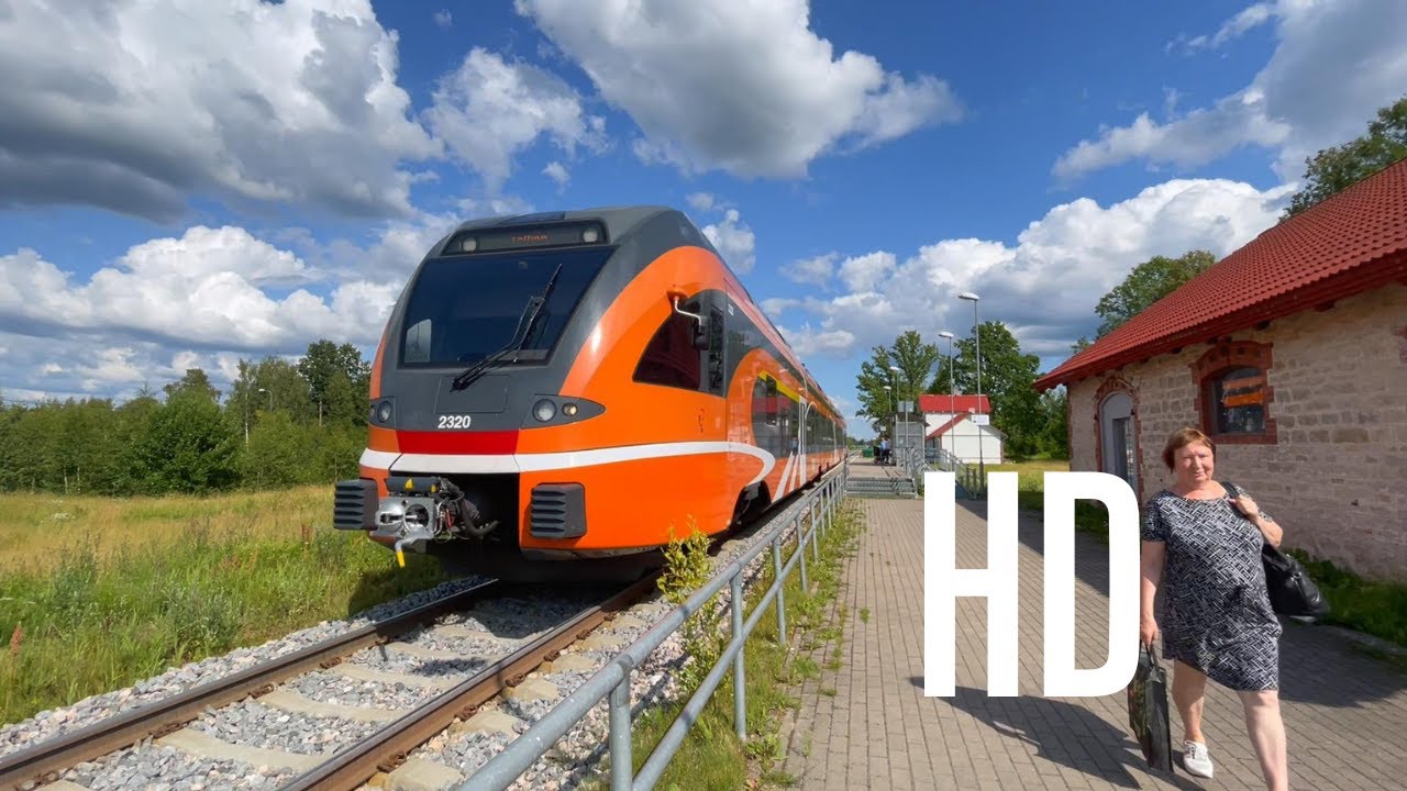 Riding Elron Diesel train #242 from Viljandi to Käru