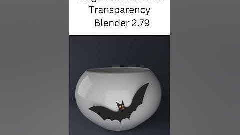 Image Textures with Transparency Blender, 2.79