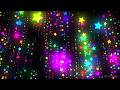 4K - Beautiful Rain Of Colorful Falling Stars Animation Loop Screensaver Background | NO SOUND