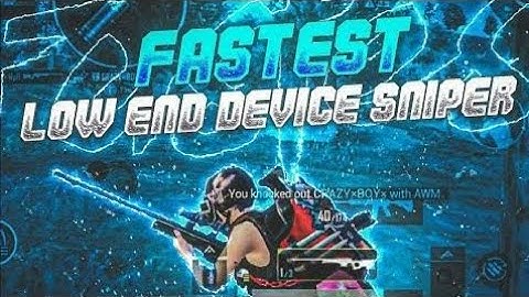 ⚡ FASTEST LOW AND DEVICE SNIPER  PLAYER⚡#BGMI MONTEG🇮🇳
