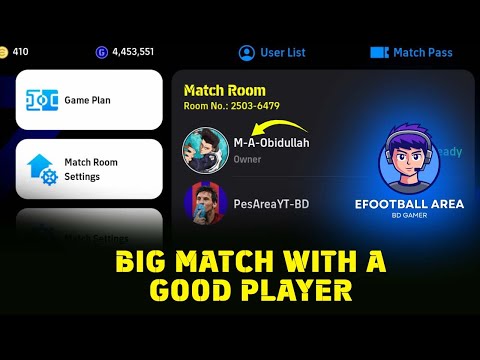BIG Match With A Good Efootball Player || eFootball Area