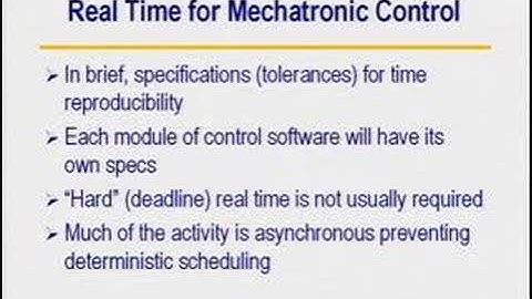 Mechatronics Mechanical System Control - It