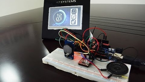 Alarm Clock featuring gen4-uLCD-43DT