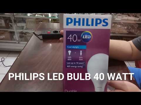 UNBOXING LED CLASSIC PHILIPS 4  WATT MODEL BULB. 