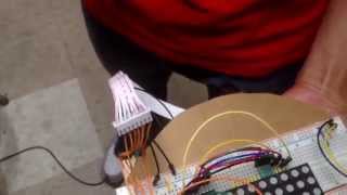 UCR EE/CS 120B Spring 2014 Final Project video the 2WD wired control smart car by Yue Wu