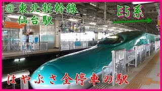 【人口100万の大都市】東北新幹線 E5系 回送列車 仙台駅から発車 【仙台・長町・あおば通#48】