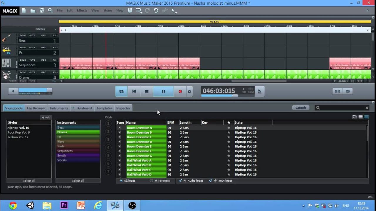 MAGIX Music Maker 2015 Epic HipHop Track YouTube