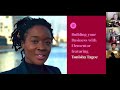 Building your business with elementor featuring tonisha tagoe