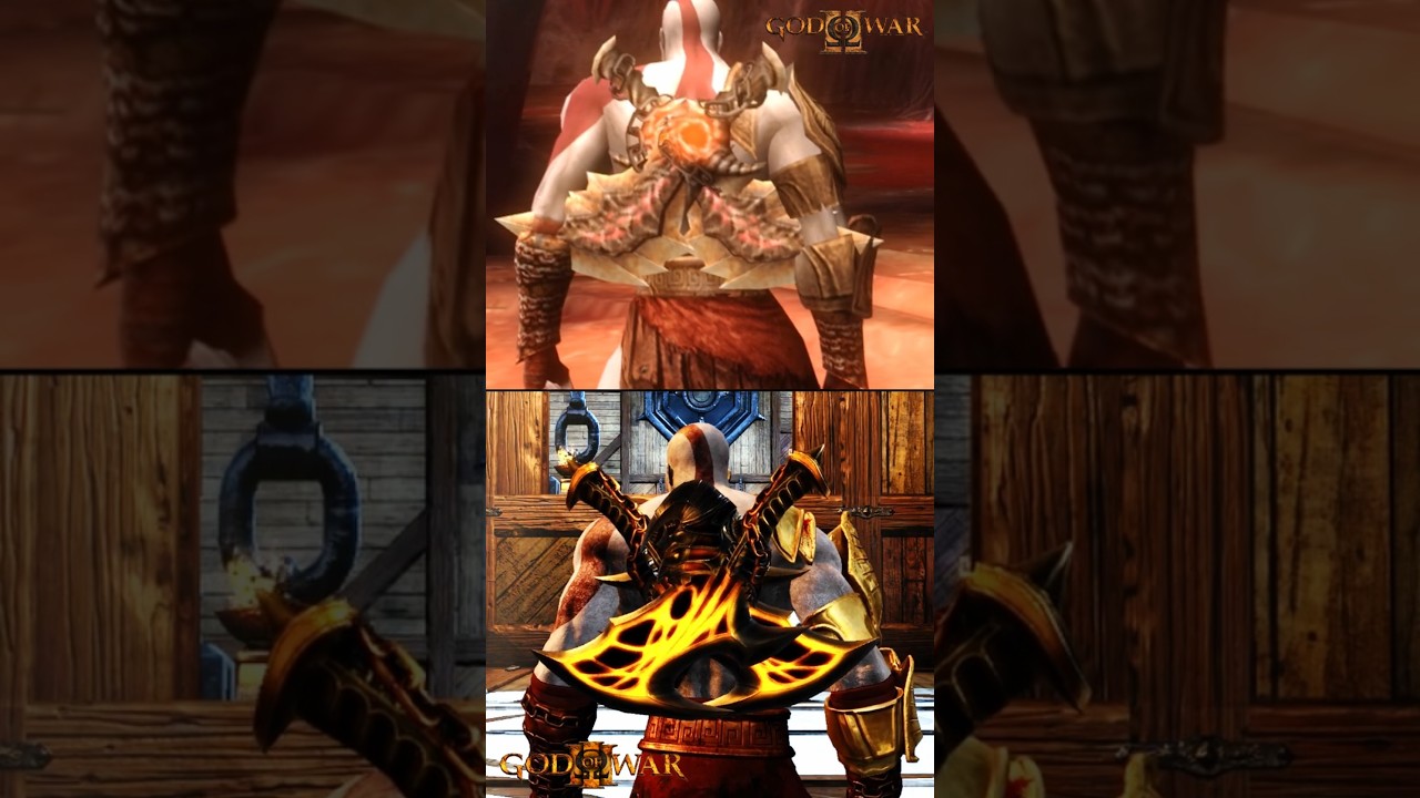 Kratos Design Evolution | GOW 2 vs GOW 3 | Comparison 