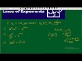 laws of exponents #maths #viral #subscribe #cbse