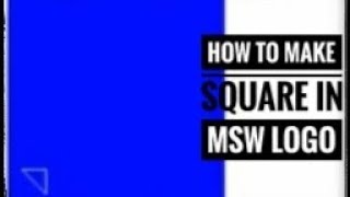 MSW logo tutorial/Color square/Logo commands for class 3 & 4/Fill command Net Worth