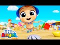 Sea Shells at the Beach - Full Episode | Little Angel | Kids TV Shows Full Episodes