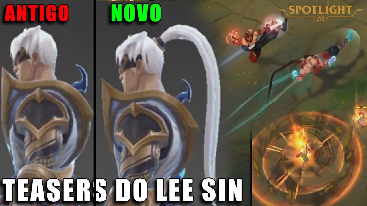Todos os TEASERS do Rework do LEE SIN - YouTube