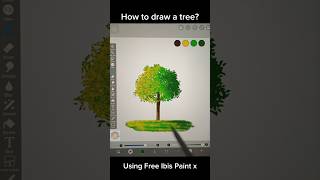 How to draw a tree using free ibis paint x? screenshot 1
