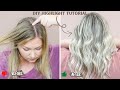 How to Bleach your hair at home | Blonde Highlight Tutorial