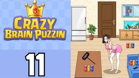 Crazy Brain Puzzle Level 11 Soda Challenge | Game Walkthrough