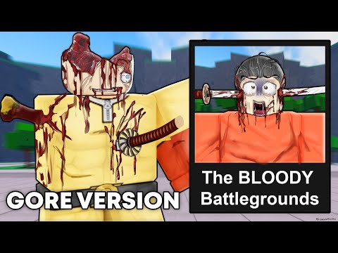 I added GORE to The Strongest Battlegrounds (Roblox The Strongest Battlegrounds)